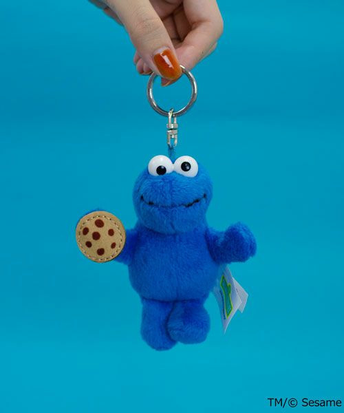 NICI/ニキ キーホルダー アニマル キーリング エルモ クッキー