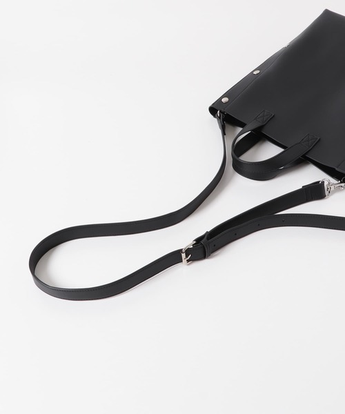 SENSE OF PLACE by URBAN RESEARCH（センスオブプレイスバイアーバンリサーチ）の「リベットデザインショルダートートバッグ（トートバッグ・メンズ・ブラック/グリーン・ONE）」の10枚目の写真