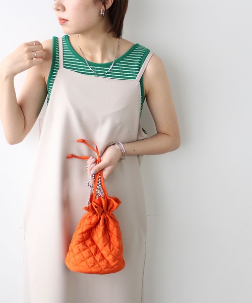 GeeRA（ジーラ）の「マキシキャミソールワンピース（ワンピース・レディース・モカ/アイボリー/ブラック・MEDIUM/LARGE/X-LARGE）」の2枚目の写真