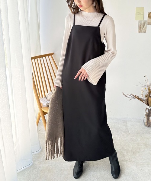 GeeRA（ジーラ）の「マキシキャミソールワンピース（ワンピース・レディース・モカ/アイボリー/ブラック・MEDIUM/LARGE/X-LARGE）」の19枚目の写真