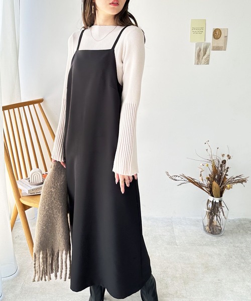 GeeRA（ジーラ）の「マキシキャミソールワンピース（ワンピース・レディース・モカ/アイボリー/ブラック・MEDIUM/LARGE/X-LARGE）」の17枚目の写真