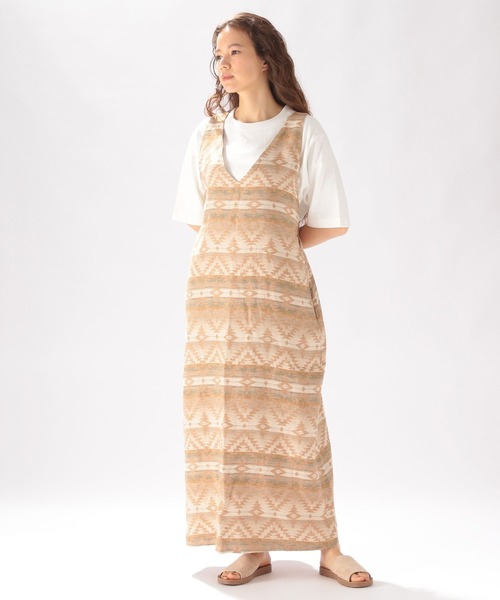 Pendleton ペンドルトン Pendleton ペンドルトン 別注vネックロングワンピース ワンピース ワンピース ドレス Pendleton ペンドルトン のワンピース Pendleton ペンドルトン のファッション