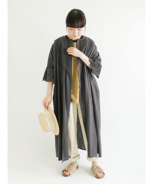 Samansa Mos2（サマンサ モスモス）の「配色ロゴTシャツ（ニット/セーター・レディース・オレンジ/ピンク/グレー/ブラック・ﾌﾘ-）」の8枚目の写真