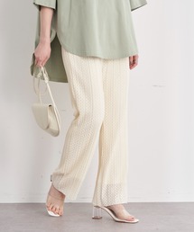 earth music&ecology | レースプリーツパンツ(その他パンツ)