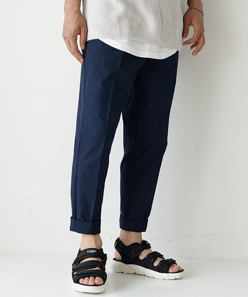MinoriTY(マイノリティ)の「【MinoriTY】ロールアップテーパードアンクルパンツ スラックス ワイドパンツ メンズ 無地(チノパンツ・メンズ・ブラック/ベージュ/ネイビー/オフホワイト・M/L/XL)」の11枚目の写真