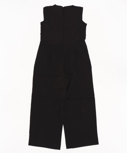 STYLEBLOCK（スタイルブロック）の「リネンタッチオールインワン（サロペット/オーバーオール・レディース・ブラック/ブルー/ベージュ/モカ・M）」の9枚目の写真