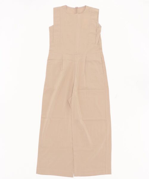 STYLEBLOCK（スタイルブロック）の「リネンタッチオールインワン（サロペット/オーバーオール・レディース・ブラック/ブルー/ベージュ/モカ・M）」の5枚目の写真