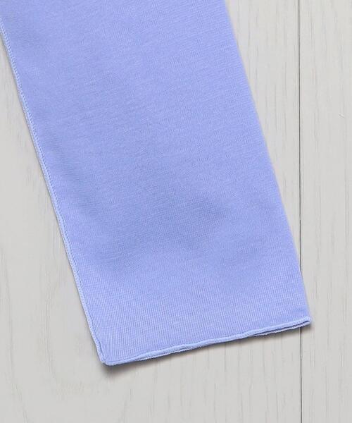 H BEAUTY&YOUTH UNITED ARROWS(エイチビューティーアンドユースユナイテッドアローズ)の「<H>SHEER CREW NECK PULLOVER/カットソー:(Tシャツ/カットソー・レディース・ホワイト/ブラック/パープル・FREE)」の6枚目の写真