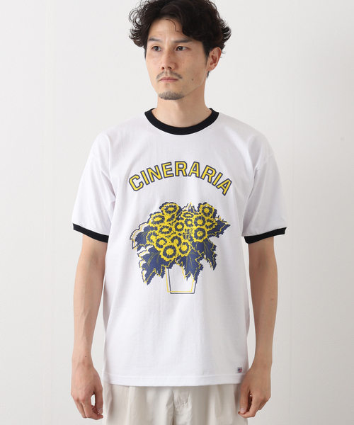 niche.（ニッチ）の「【niche.USA / ニッチ】Potted Ringer-CINE/YELLOW（Tシャツ/カットソー・メンズ・ネイビー・MEDIUM/LARGE）」の14枚目の写真