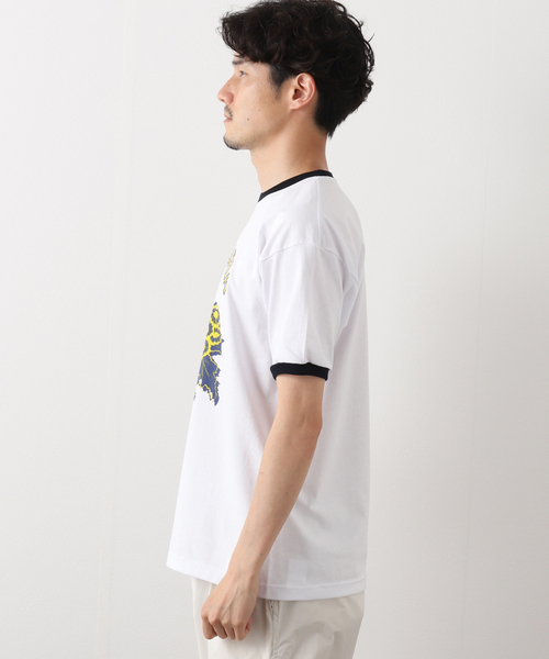 niche.（ニッチ）の「【niche.USA / ニッチ】Potted Ringer-CINE/YELLOW（Tシャツ/カットソー・メンズ・ネイビー・MEDIUM/LARGE）」の13枚目の写真