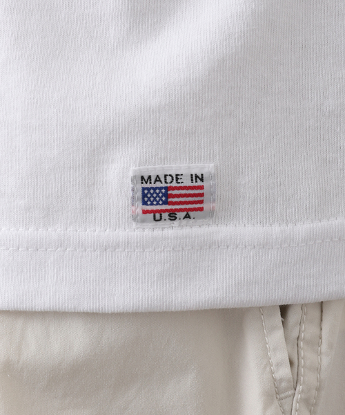 niche.（ニッチ）の「【niche.USA / ニッチ】Potted Ringer-CINE/YELLOW（Tシャツ/カットソー・メンズ・ネイビー・MEDIUM/LARGE）」の5枚目の写真