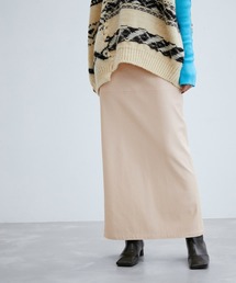 ADAM ET ROPE' | フェイクレザー2WAYジップスカート(スカート)