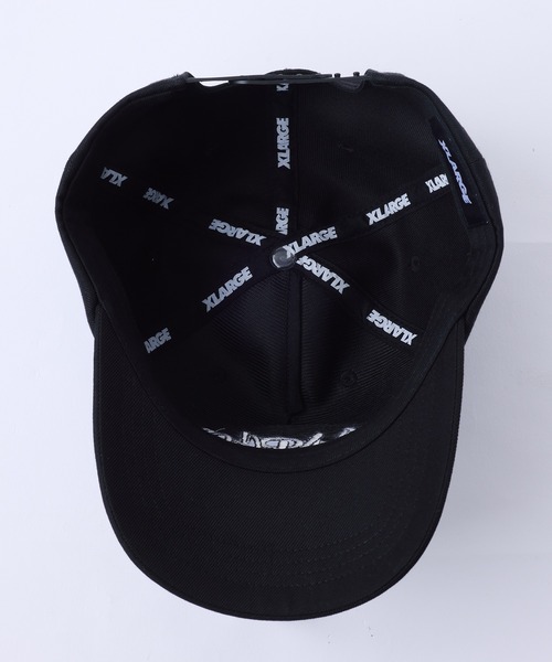 XLARGE（エクストララージ）の「GRAFFITI CAP/ ロゴ　グラフィック　キャップ　帽子（キャップ・メンズ・ホワイト/ブラック/マスタード・ONE SIZE）」の4枚目の写真