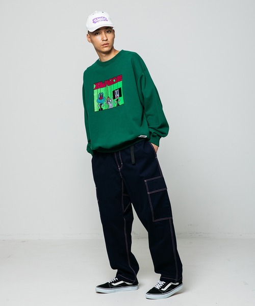 XLARGE（エクストララージ）の「GRAFFITI CAP/ ロゴ　グラフィック　キャップ　帽子（キャップ・メンズ・ホワイト/ブラック/マスタード・ONE SIZE）」の9枚目の写真