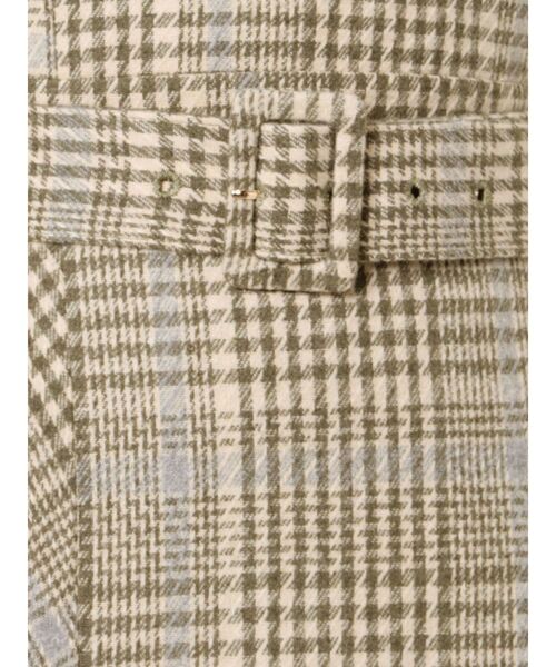 LAGUNAMOON(ラグナムーン)の「チェックベルトフレアースカート(スカート・レディース・ブラック/カーキ・SMALL/MEDIUM)」の11枚目の写真