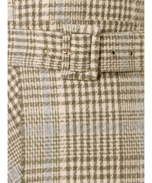 LAGUNAMOON(ラグナムーン)の「チェックベルトフレアースカート(スカート・レディース・ブラック/カーキ・SMALL/MEDIUM)」の17枚目の写真