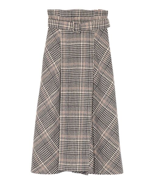 LAGUNAMOON(ラグナムーン)の「チェックベルトフレアースカート(スカート・レディース・ブラック/カーキ・SMALL/MEDIUM)」の20枚目の写真