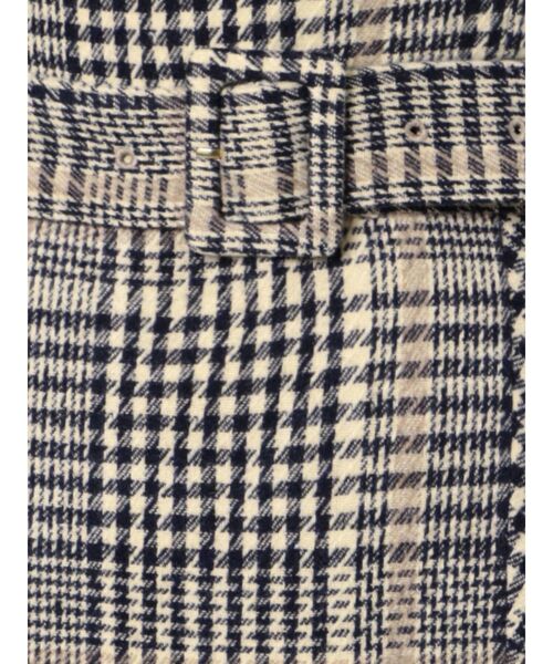 LAGUNAMOON(ラグナムーン)の「チェックベルトフレアースカート(スカート・レディース・ブラック/カーキ・SMALL/MEDIUM)」の22枚目の写真