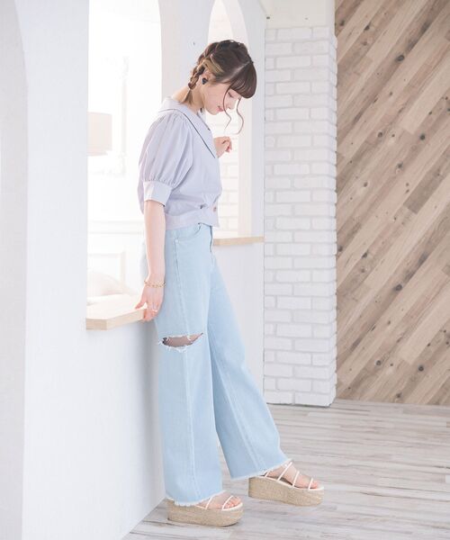 【美品】エムズグレーシー♡スタンドカラー　へプラムショートジャケット　42 ペプラムショートジャケット YCJ－923－099 | YOKO CHAN