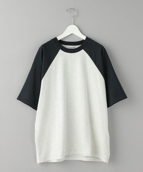 B&Y ギマコットン リラックス ラダー クルーネック ショートスリーブ BEAUTY&YOUTH UNITED ARROWS（ビューティーアンドユース