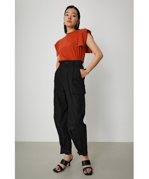 AZUL by moussy(アズールバイマウジー)の「HEM BUTTON CARGO PANTS(その他パンツ・レディース・ブラック/カーキ/ベージュ・SMALL/MEDIUM)」の16枚目の写真