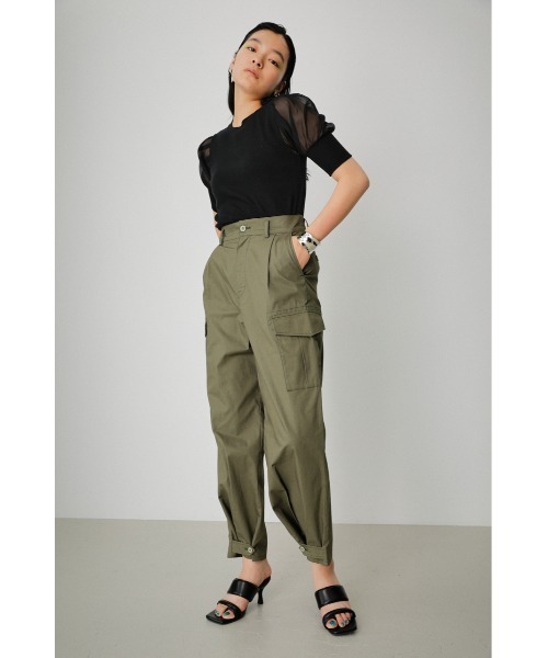 moussy ベージュ　デニム　カーゴパンツ　Mサイズ 大きいサイズ カジュアル カーゴパンツ | ハッピーマリリン
