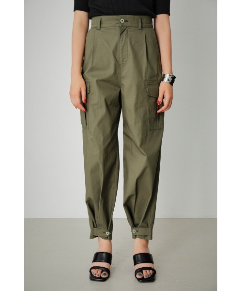 AZUL by moussy(アズールバイマウジー)の「HEM BUTTON CARGO PANTS(その他パンツ・レディース・ブラック/カーキ/ベージュ・SMALL/MEDIUM)」の11枚目の写真