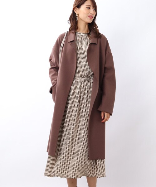DRESKIP（ドレスキップ）の「◆フレアスリーブ幾何柄ワンピース（ワンピース・レディース・グリーン系その他2/ブラック系/ベージュ系その他3・03/02/04）」の22枚目の写真