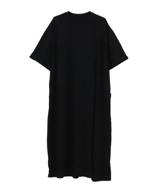 ISOOK（アイスー）の「Slit T-shirt one-piece / スリットTシャツワンピース（mi select）（ワンピース・レディース・ホワイト/ブラック・FREE）」の10枚目の写真