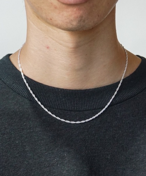 乱痴気（ランチキ）の「silver chain loose rope 0.4mm（ネックレス  