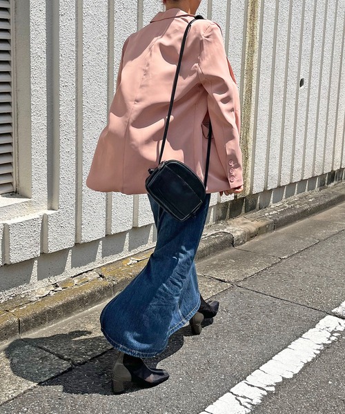Jewelobe(ジュエローブ)の「オーバーサイズカラージャケット(テーラードジャケット・レディース・ブラック/ピンク/グリーン/アイボリー・FREE)」の16枚目の写真