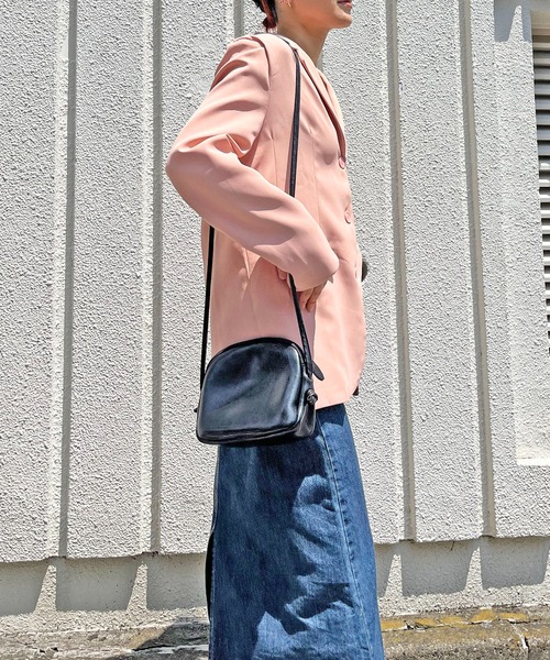 Jewelobe(ジュエローブ)の「オーバーサイズカラージャケット(テーラードジャケット・レディース・ブラック/ピンク/グリーン/アイボリー・FREE)」の8枚目の写真