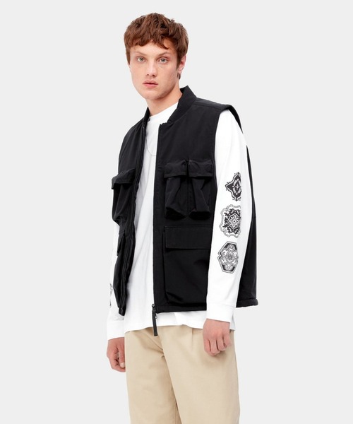 Carhartt（カーハート）の「Carhartt WIP/カーハートダブリューアイピー キルダベスト I029453（ベスト・メンズ・ブラック・M/L/XL）」の4枚目の写真