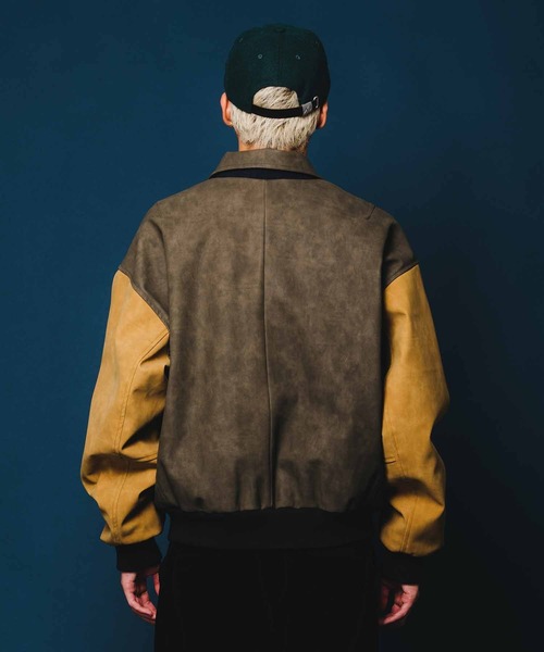 X-LARGE エクストララージ ウールワークジャケット レザー XL XLARGE（エクストララージ）の「WOOL WORK JACKET（ブルゾン