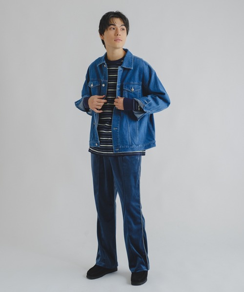 WHIMSIC（ウィムジック）の「【WHIMSIC】マルチボーダーロングスリーブTEE（Tシャツ/カットソー・レディース・ホワイト/ベージュ/ネイビー/グリーン・FREE）」の18枚目の写真