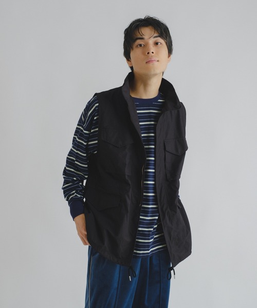 WHIMSIC（ウィムジック）の「【WHIMSIC】マルチボーダーロングスリーブTEE（Tシャツ/カットソー・レディース・ホワイト/ベージュ/ネイビー/グリーン・FREE）」の22枚目の写真