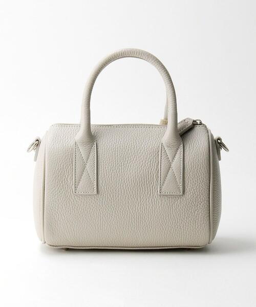 BEAUTY&YOUTH UNITED ARROWS（ビューティーアンドユースユナイテッドアローズ）の「＜SOFI＞レザー ボストン バッグ -2WAY-（ボストンバッグ・レディース・ブラック/ナチュラル・FREE）」の4枚目の写真