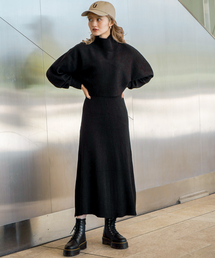 JOINT WORKS | レイヤードニットワンピース(ワンピース)