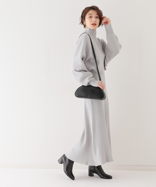 JOINT WORKS（ジョイントワークス）の「レイヤードニットワンピース（ワンピース・レディース・グリーン/ブルー系その他/ライトグレー/ブラック・FREE）」の17枚目の写真