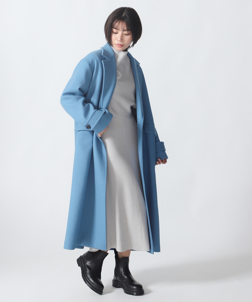 JOINT WORKS（ジョイントワークス）の「レイヤードニットワンピース（ワンピース・レディース・グリーン/ブルー系その他/ライトグレー/ブラック・FREE）」の18枚目の写真