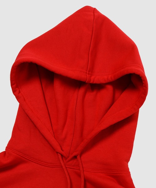 RAF SIMONS(ラフシモンズ)の「Regular fit hoodie with Ghost print on front(パーカー・メンズ・レッド・S/M)」の3枚目の写真