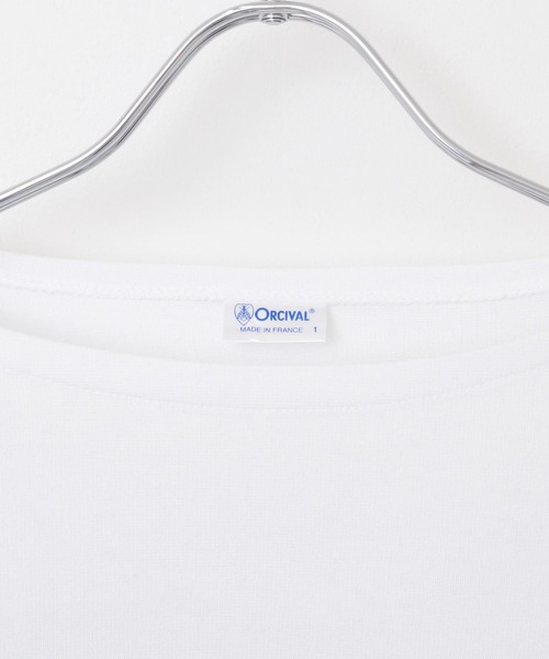 ORCIVAL(オーシバル)の「ORCIVAL WIDE BOAT NECK PULLOVER(Tシャツ/カットソー・レディース・ブルー/ネイビー・1)」の13枚目の写真