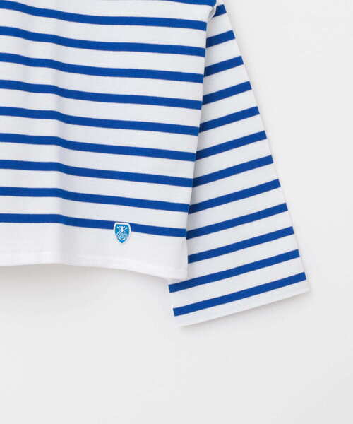 ORCIVAL(オーシバル)の「ORCIVAL WIDE BOAT NECK PULLOVER(Tシャツ/カットソー・レディース・ブルー/ネイビー・1)」の14枚目の写真