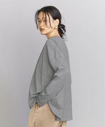 BEAUTY&YOUTH UNITED ARROWS | コットンラウンドヘム ロングスリーブカットソー(Tシャツ/カットソー)