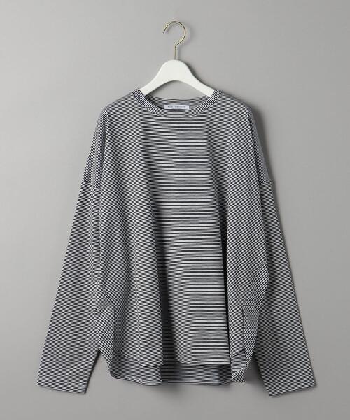 BEAUTY&YOUTH UNITED ARROWS（ビューティーアンドユースユナイテッドアローズ）の「コットンラウンドヘム ロングスリーブカットソー（Tシャツ/カットソー・レディース・モカ/その他1/ホワイト・FREE）」の9枚目の写真