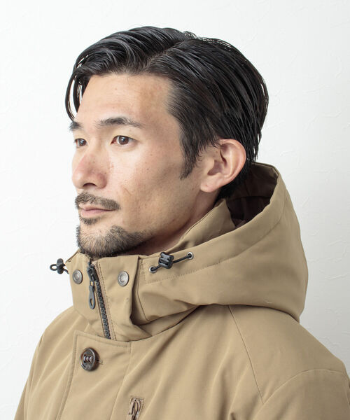 NOLLEY'S goodman(ノーリーズグッドマン)の「TCウェザー パラシュートボタン ダウンジャケット(ダウンジャケット/コート・メンズ・ブラック/ネイビー/キャメル・S/M/L/XL)」の7枚目の写真