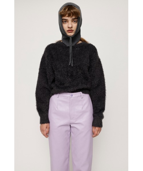 SLY（スライ）の「SHAGGY TOPS シャギー トップス ニット（ニット/セーター・レディース・ターコイズブルー/オレンジ/アイボリー/ライトブラック・FREE）」の19枚目の写真