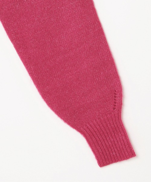 notch.（ノッチ）の「起毛Vネックカーディガン（カーディガン/ボレロ・レディース・オレンジ/ブラック/ピンク/ブルー/エメラルド/グリーン・M）」の11枚目の写真