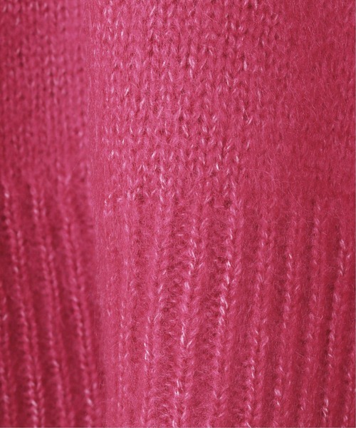 notch.（ノッチ）の「起毛Vネックカーディガン（カーディガン/ボレロ・レディース・オレンジ/ブラック/ピンク/ブルー/エメラルド/グリーン・M）」の12枚目の写真