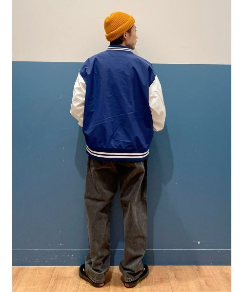 BACK NUMBER(バックナンバー)の「【BACK NUMBER】刺繍スタジャン(スタジャン・メンズ・ブラック/ネイビー/グリーン・M/L/XL)」の14枚目の写真